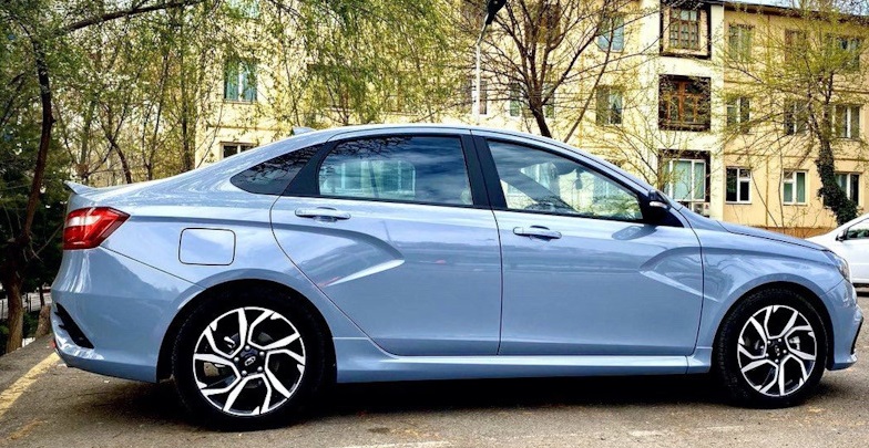 Накладки на пороги SPORT для VESTA, VESTA SW